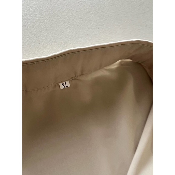 New Turndown Collar Men Dress Shirt Loose Style Button Down for Business Work - Picture 6 of 7